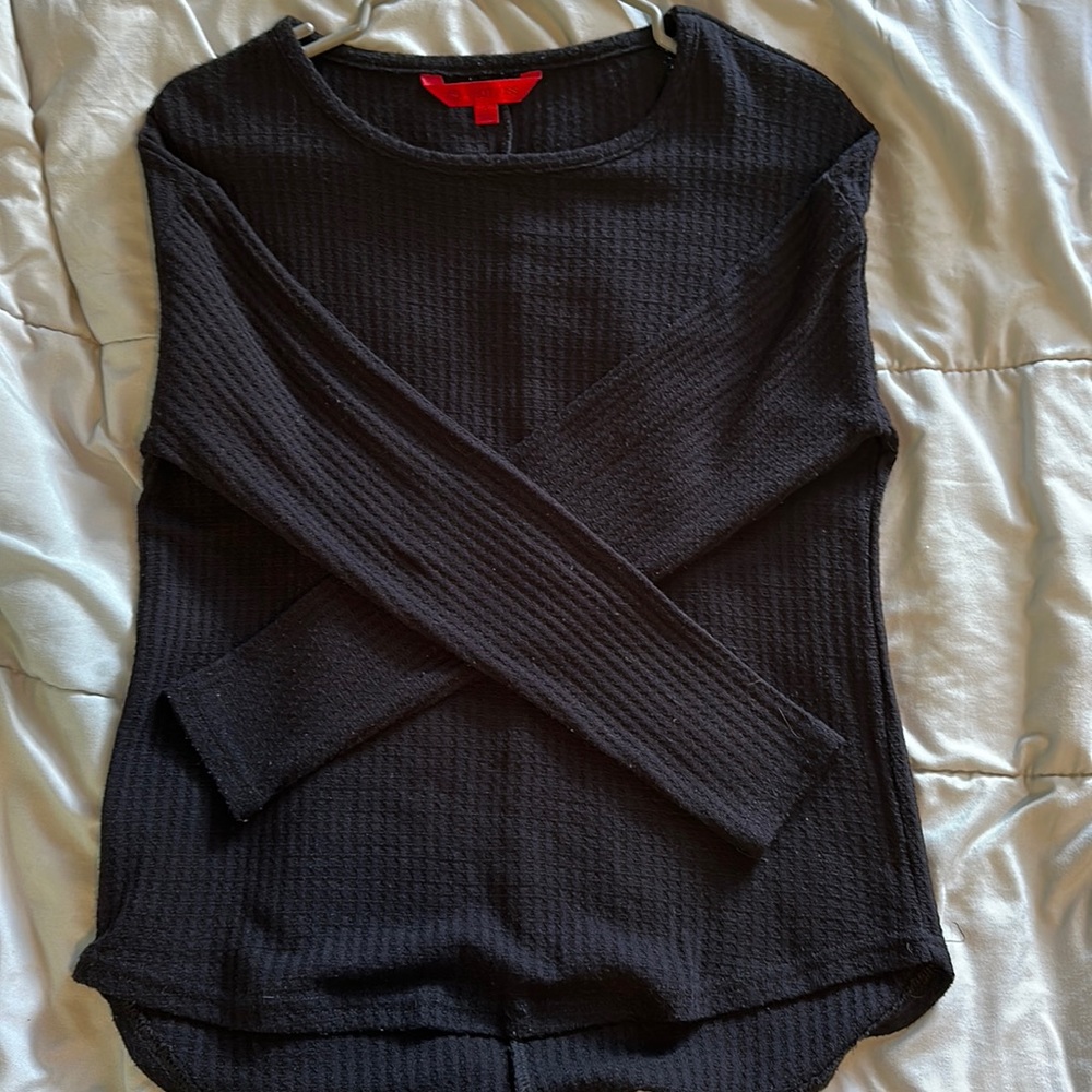Plain Black Minimalistic Sweater